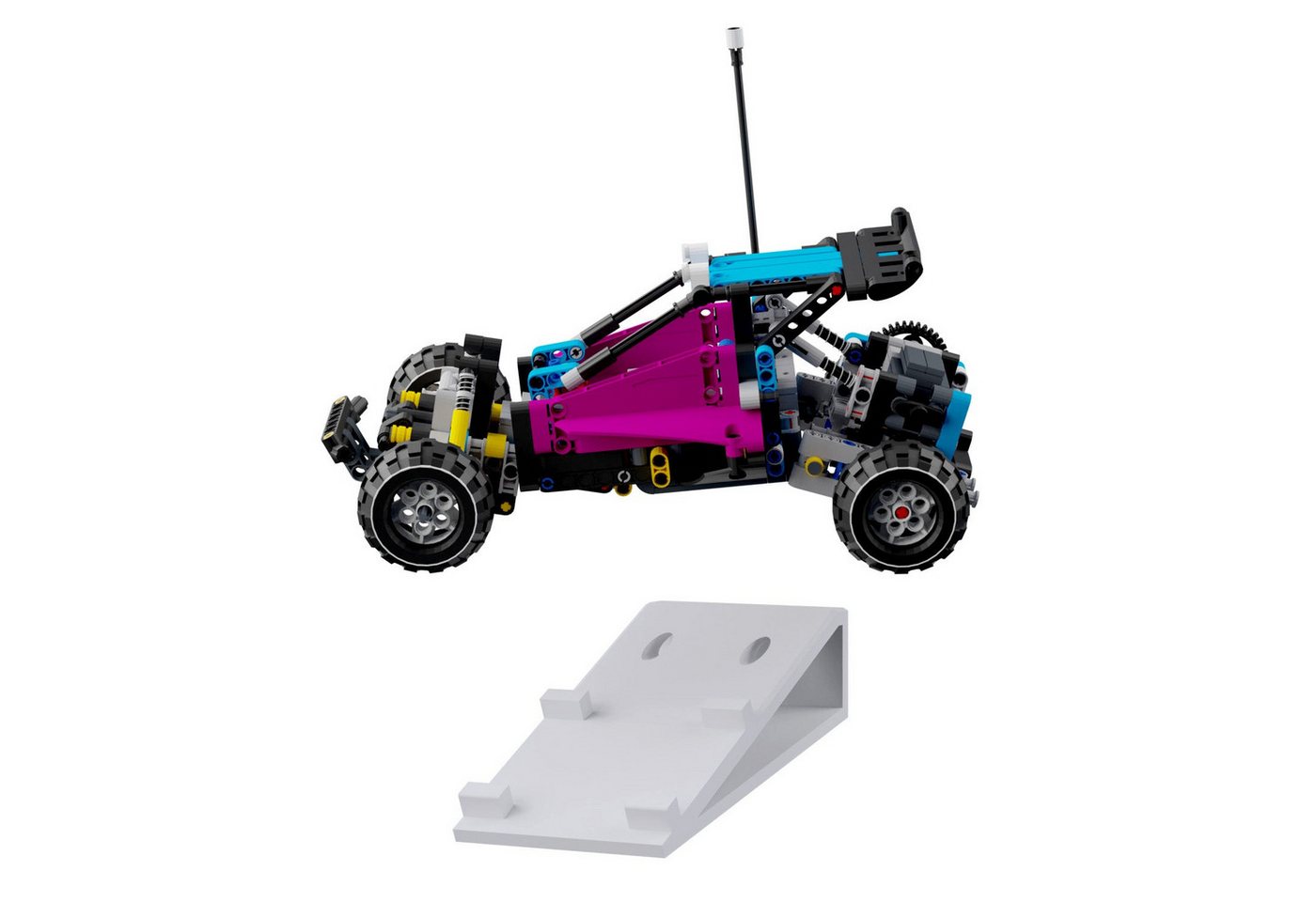 fossi3D Wandhalter Wandhalterung kompatibel mit LEGO Technik 42124 Off-Road Buggy Display fossi3D Wandhalter Wandhalterung kompatibel mit LEGO Technik 42124 Off-Road Buggy Display von fossi3D