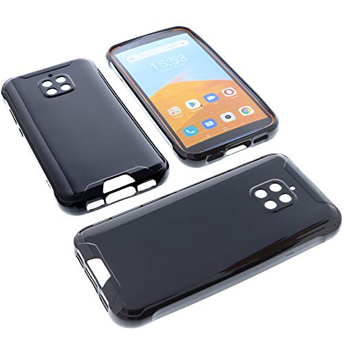 foto-kontor Hülle kompatibel mit Blackview BV4900 / BV4900S / BV4900 Pro Tasche Gummi TPU Schutz Handytasche schwarz von foto-kontor