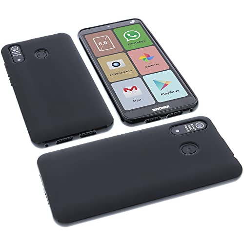 foto-kontor Hülle kompatibel mit Brondi Amico Smartphone XL Nero Tasche Gummi TPU Schutz Handytasche schwarz foto-kontor Hülle kompatibel mit Brondi Amico Smartphone XL Nero Tasche Gummi TPU Schutz Handytasche schwarz von foto-kontor