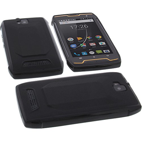 foto-kontor Hülle kompatibel mit Cubot Kingkong Tasche Gummi TPU Schutz Handytasche schwarz foto-kontor Hülle kompatibel mit Cubot Kingkong Tasche Gummi TPU Schutz Handytasche schwarz von foto-kontor