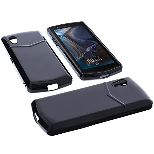 foto-kontor Hülle kompatibel mit Cubot Pocket 3 Schutzhülle Tasche Gummi TPU Schutz Handytasche schwarz von foto-kontor