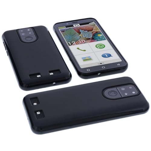 foto-kontor Hülle kompatibel mit Emporia Smart 5 Mini Schutzhülle schwarz Tasche Gummi TPU Handy Schutz Handytasche Handyhülle Smartphone Case Kantenschutz Eckenschutz foto-kontor Hülle kompatibel mit Emporia Smart 5 Mini Schutzhülle schwarz Tasche Gummi TPU Handy Schutz Handytasche Handyhülle Smartphone Case Kantenschutz Eckenschutz von foto-kontor
