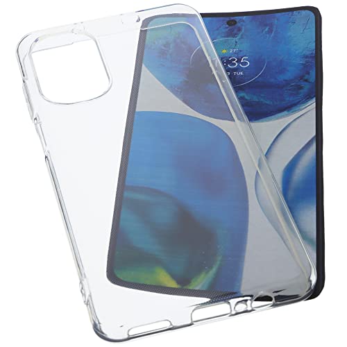 foto-kontor Hülle kompatibel mit Motorola Moto G52 Schutzhülle Tasche Gummi TPU Schutz Handytasche transparent von foto-kontor