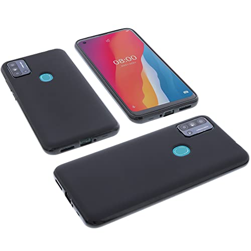 foto-kontor Hülle kompatibel mit Ulefone Note 11P Tasche Gummi TPU Schutz Handytasche schwarz von foto-kontor