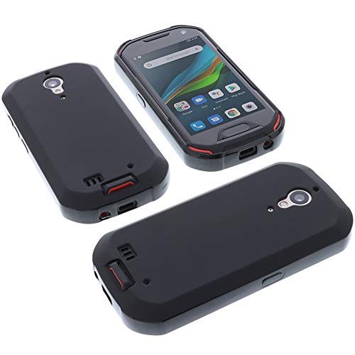 foto-kontor Hülle kompatibel mit Unihertz Atom L Tasche Gummi TPU Schutz Handytasche schwarz von foto-kontor