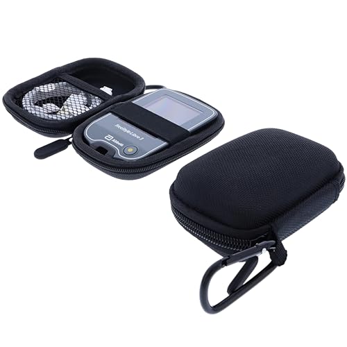 foto-kontor Tasche kompatibel mit Abbott Freestyle Libre 3 Blutzuckermessgerät Insulinpumpe Diabetiker Hartschale Schutzhülle strapazierfähig Hülle Diskret schwarz von foto-kontor