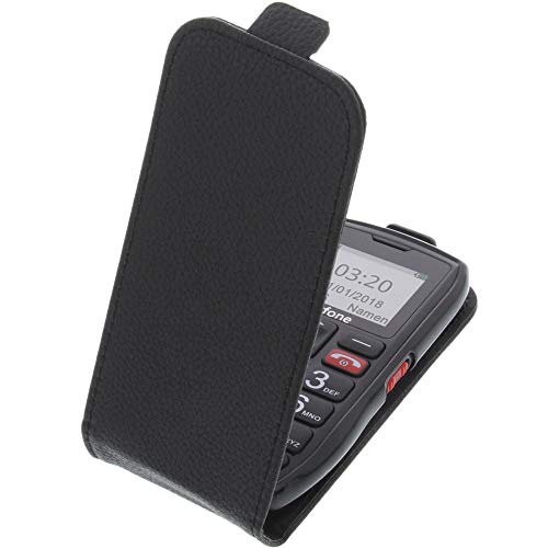 foto-kontor Tasche kompatibel mit Artfone C1 Smartphone Flipstyle Schutz Hülle schwarz von foto-kontor