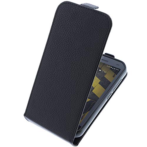foto-kontor Tasche kompatibel mit CAT S42 Smartphone Flipstyle Schutz Hülle schwarz von foto-kontor