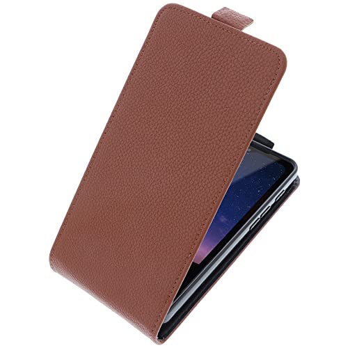 foto-kontor Tasche kompatibel mit CAT S75 Schutzhülle braun Smartphone Flipstyle Schutz Hülle Handyhülle Case Flip Cover Handytasche Klapphülle Schutztasche von foto-kontor