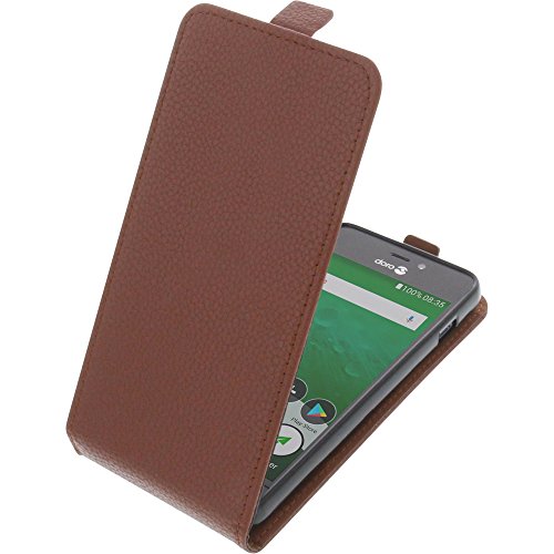 foto-kontor Tasche kompatibel mit Doro 8035 Smartphone Flipstyle Schutz Hülle braun foto-kontor Tasche kompatibel mit Doro 8035 Smartphone Flipstyle Schutz Hülle braun von foto-kontor