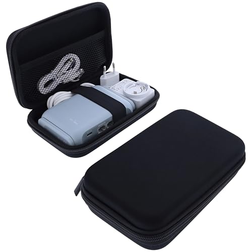 foto-kontor Tasche kompatibel mit GLI.Net GL-MT3000 (Beryl AX) Mini-Reise Wireless Pocket Schutzhülle Hardcase Aufbewahrung WLAN-Router Stoßfest Case Wasserabweisend Transporttasche Zubehör Schwarz von foto-kontor