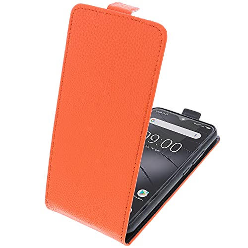 foto-kontor Tasche kompatibel mit Gigaset GS4 / GS4 Senior Smartphone Flipstyle Schutz Hülle orange von foto-kontor