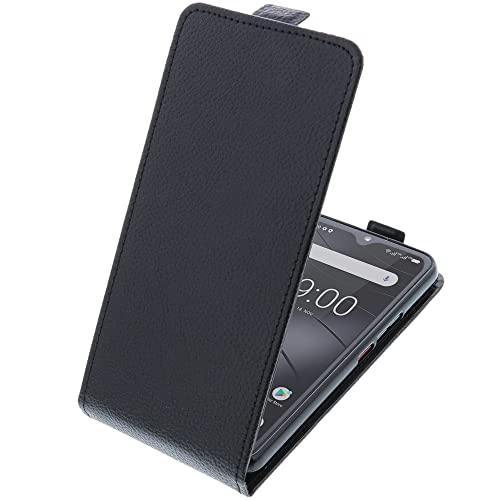 foto-kontor Tasche kompatibel mit Gigaset GS5 Smartphone Flipstyle Schutz Hülle schwarz von foto-kontor