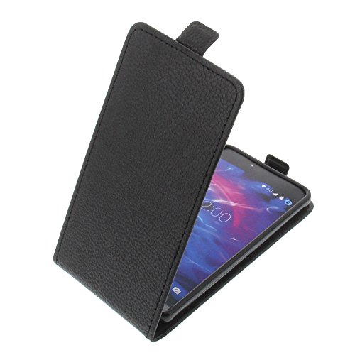 foto-kontor Tasche kompatibel mit MEDION Life X5004 Smartphone Flipstyle Schutz Hülle blau von foto-kontor