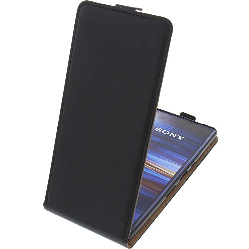 foto-kontor Tasche kompatibel mit Sony Xperia 10 Plus Smartphone Flipstyle Schutz Hülle schwarz von foto-kontor