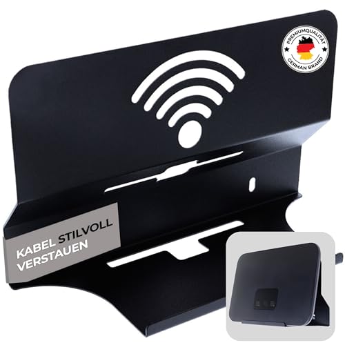 foto-kontor Wandhalterung kompatibel mit Telekom Speedport Smart 4 Router Modem Halter inkl. Kabelmanagement Wärmeableitung Belüftung Platzsparend mit Befestigungsmaterial Wandmontage schwarz foto-kontor Wandhalterung kompatibel mit Telekom Speedport Smart 4 Router Modem Halter inkl. Kabelmanagement Wärmeableitung Belüftung Platzsparend mit Befestigungsmaterial Wandmontage schwarz von foto-kontor