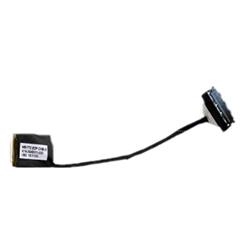 Replacement Laptop-Bildschirmkabel Kabel Displaykabel LED-Stromkabel Videobildschirm Flexkabel für for MSI GS72 Stealth 6QD 6QC (MS-1776) 6QE (MS-1775) Schwarz K1N-3040011-V03 von fqparts