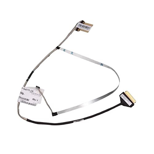 Replacement Laptop-Bildschirmkabel Kabel Displaykabel LED-Stromkabel Videobildschirm Flexkabel für for MSI for Bravo 15 A4DC A4DCR A4DD A4DDR (MS-16WK) Schwarz von fqparts