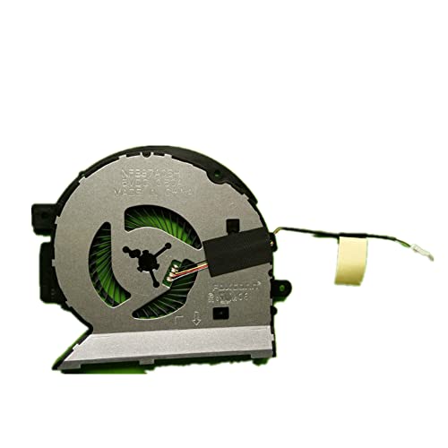 Replacement Laptop CPU-Lüfter Abkühlen Fan für for HP Chromebook 14-ca000 14-ca100 Schwarz von fqparts