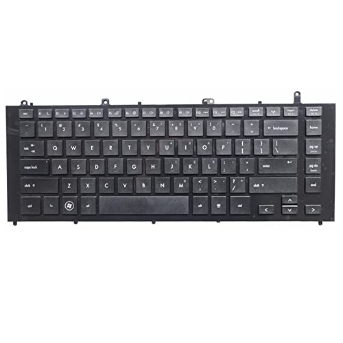 Replacement Laptop Tastatur für for HP ProBook 4420s 4421s 4425s Schwarz Schwarz US-englische Ausgabe von fqparts