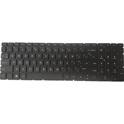 fqparts Laptop Tastatur für HP Envy x360 15z-bq100 Schwarz Amerikanische Version von fqparts