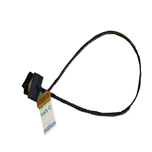 fqparts Replacement Laptop-Bildschirmkabel Kabel Displaykabel LED-Stromkabel Videobildschirm Flexkabel für for CLEVO NB50TG NB50TH NB50TA NB50TZ Schwarz 6-43-NB501-011-N von fqparts