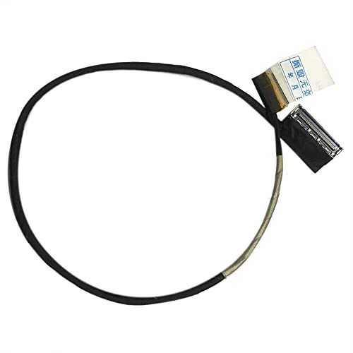 fqparts Replacement Laptop-Bildschirmkabel Kabel Displaykabel LED-Stromkabel Videobildschirm Flexkabel für for CLEVO P640 P640RE P641RE Schwarz 6-43-P6401-010-1N 30PIN von fqparts