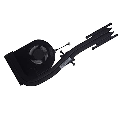 fqparts Replacement Laptop Lüfter Abkühlen Fan & Kühlkörper für for Lenovo for ThinkPad P52s Schwarz Discrete Graphics Style von fqparts