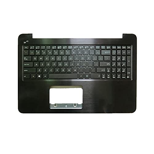 fqparts Replacement Laptop-Obergehäuse C-Schale & Tastatur für for ASUS R556 R556D R556DA R556DG R556L LA LB LD LF LJ LN LP U UB UJ UQ Y YA YI Schwarz US-englische Ausgabe Layout von fqparts