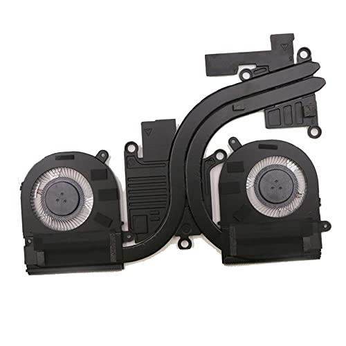 fqparts-cd Laptop Lüfter Abkühlen Fan & Kühlkörper für for Lenovo for ideapad Yoga 720-15IKB Schwarz 5H40N67861 von fqparts