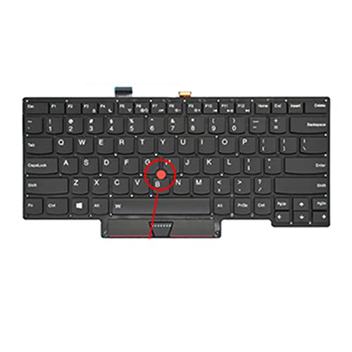 fqparts-cd Laptop Tastatur für for Lenovo ThinkPad X1 Carbon 1st Gen Color Schwarz US-englische Ausgabe Year 2013 von fqparts