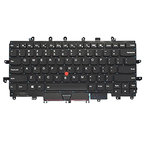 fqparts-cd Laptop Tastatur für for Lenovo ThinkPad X1 Carbon 4th Gen Color Schwarz US-englische Ausgabe Year 2016 von fqparts
