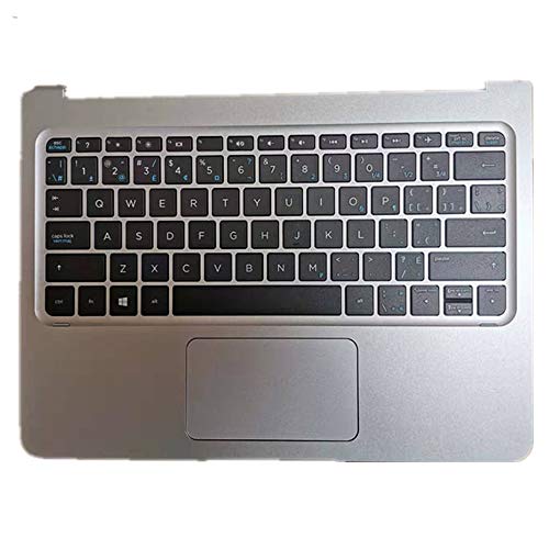 Replacement Die Schale um die Laptop Tastatur C Schale & Laptop Tastatur & Touchpad für for HP Pavilion x2 12-B 12-b100 12-b000 Silber von fqparts