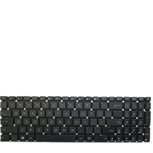 fqparts-cd Replacement Laptop Tastatur für for ASUS for VivoBook X560UD Schwarz Amerikanische Version von fqparts