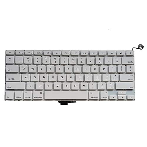 fqparts-cd Replacement Laptop Tastatur für for Apple MB061 MB063 Weiß Amerikanische Version von fqparts