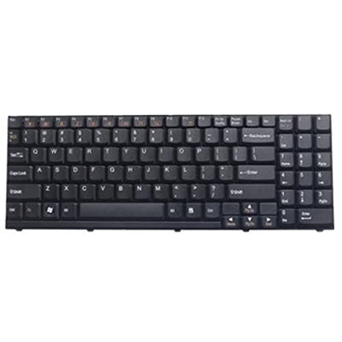 fqparts-cd Replacement Laptop Tastatur für for CLEVO B4100M B4105 Schwarz US United States Edition von fqparts