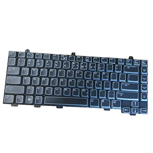 fqparts-cd Replacement Laptop Tastatur für for Dell for Alienware M15x M15x R4 Amerikanische Version Schwarz NSK-D8C01 OC587R von fqparts