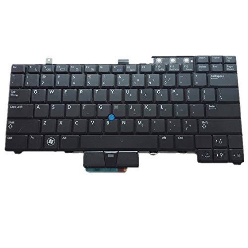 fqparts-cd Replacement Laptop Tastatur für for Dell for Latitude E6420 E6420 ATG E6420 XFR E6430 E6430 ATG E6430s E6440 Amerikanische Version Schwarz NSK-DVOUC AER01U00210 von fqparts