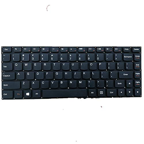 fqparts-cd Replacement Laptop Tastatur für for Lenovo für for IDEAPAD 500-15ACZ 500-15ISK Schwarz Amerikanische Version von fqparts