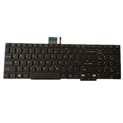 fqparts-cd Replacement Laptop Tastatur für for Sony SVT21 SVT212190X SVT21223CXB SVT21223CYB SVT21225CXB SVT21226CXB SVT21227CXB SVT21228CXB SVT212290X Schwarz Amerikanische Version von fqparts