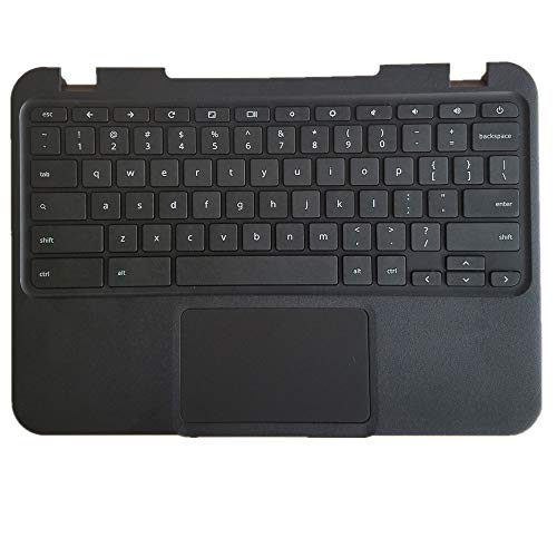 fqparts-cd Replacement Laptop Tastatur & Die Schale um die Tastatur Harte Schale C Schale Shell & Touchpad für for Lenovo für for Chromebook N21 N21-Chromebook Schwarz Amerikanische Version von fqparts