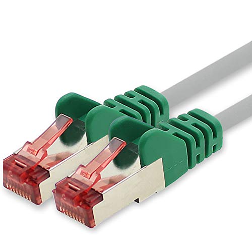 Netzwerkkabel Cat.6 10m Crossover - 1 x Ethernetkabel Lankabel Cat6 Lan Netzwerk Kabel Sftp Pimf Patchkabel 1000 Mbit s von freiwerk