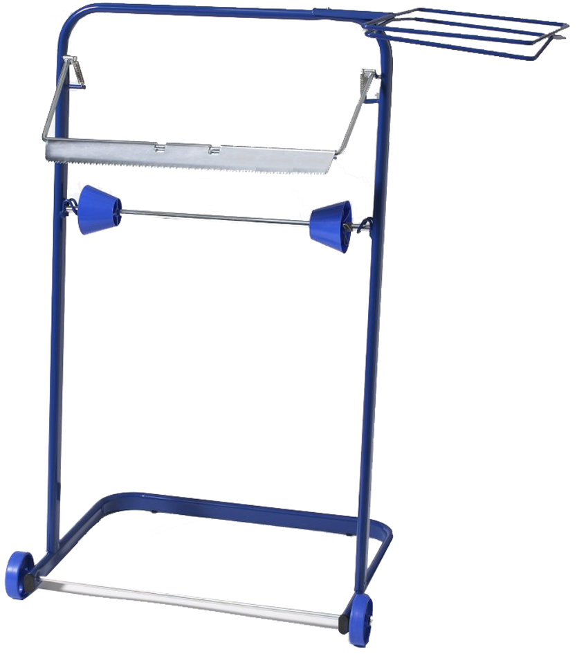 Fripa Putzrollen-Standgerät, aus Metall, blau von fripa