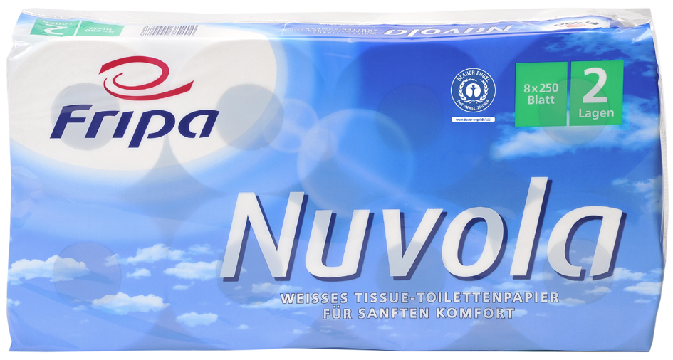 Fripa Toilettenpapier Nuvola, 2-lagig, hochweiß von fripa