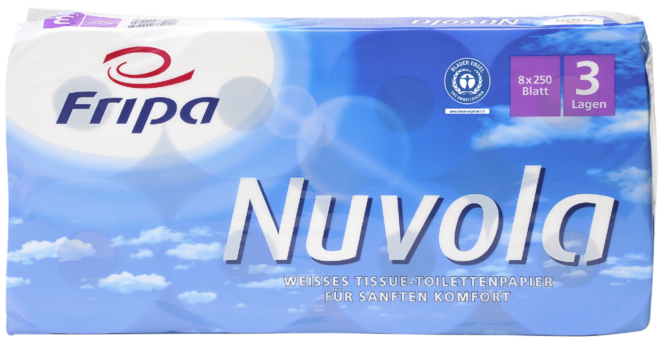 Fripa Toilettenpapier Nuvola, 3-lagig, hochweiß von fripa