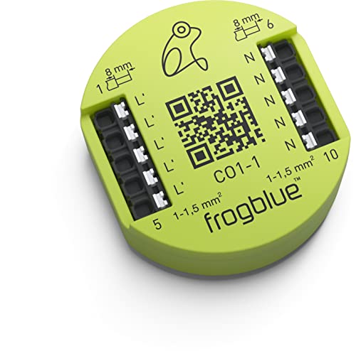 frogConnect1-1 Zur Ableitung von Leckstrom/Restspannung. Reduziert das Nachglimmen von bestimmten LED-Leuchtmitteln im ausgeschalteten Zustand von frogblue