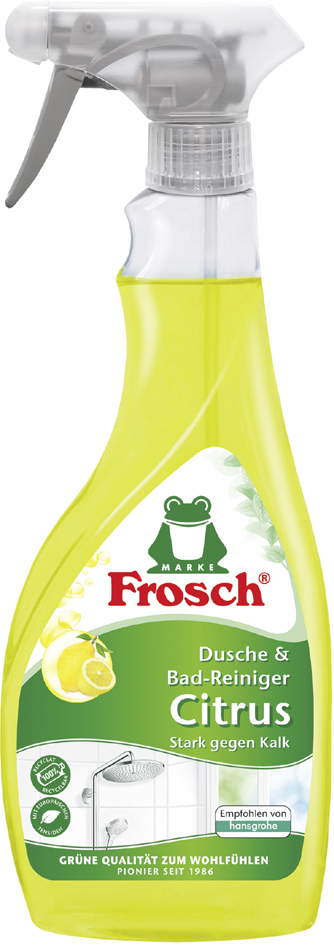 Frosch Dusche- & Badreiniger Citrus, 500 ml Sprühflasche von frosch