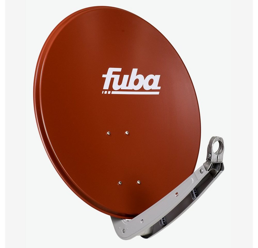 fuba Antenne 60x65 cm Alu DAA 650 Satellitenantenne - Rot SAT-Antenne von fuba