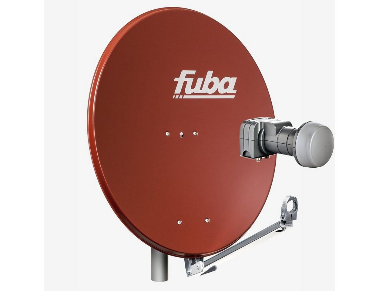 fuba DAL 802 R Sat-Anlage ROT Fuba + Twin LNB DEK 217 2 Teilnehmer HDTV 4K SAT-Antenne fuba DAL 802 R Sat-Anlage ROT Fuba + Twin LNB DEK 217 2 Teilnehmer HDTV 4K SAT-Antenne von fuba