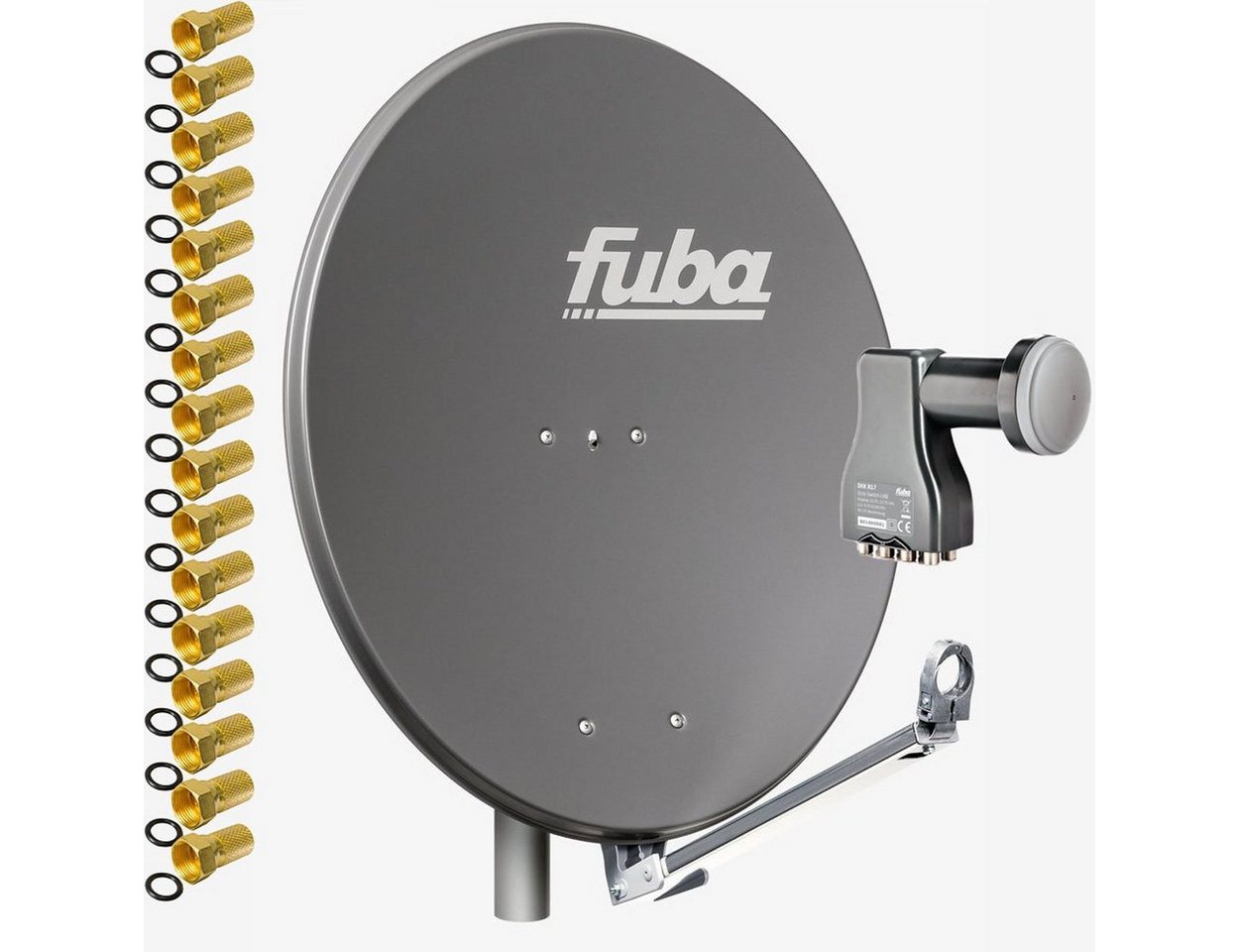 fuba DAL 808 A Sat Satelliten Anlage Schüssel Octo LNB DEK 817 8 Teilnehmer SAT-Antenne von fuba